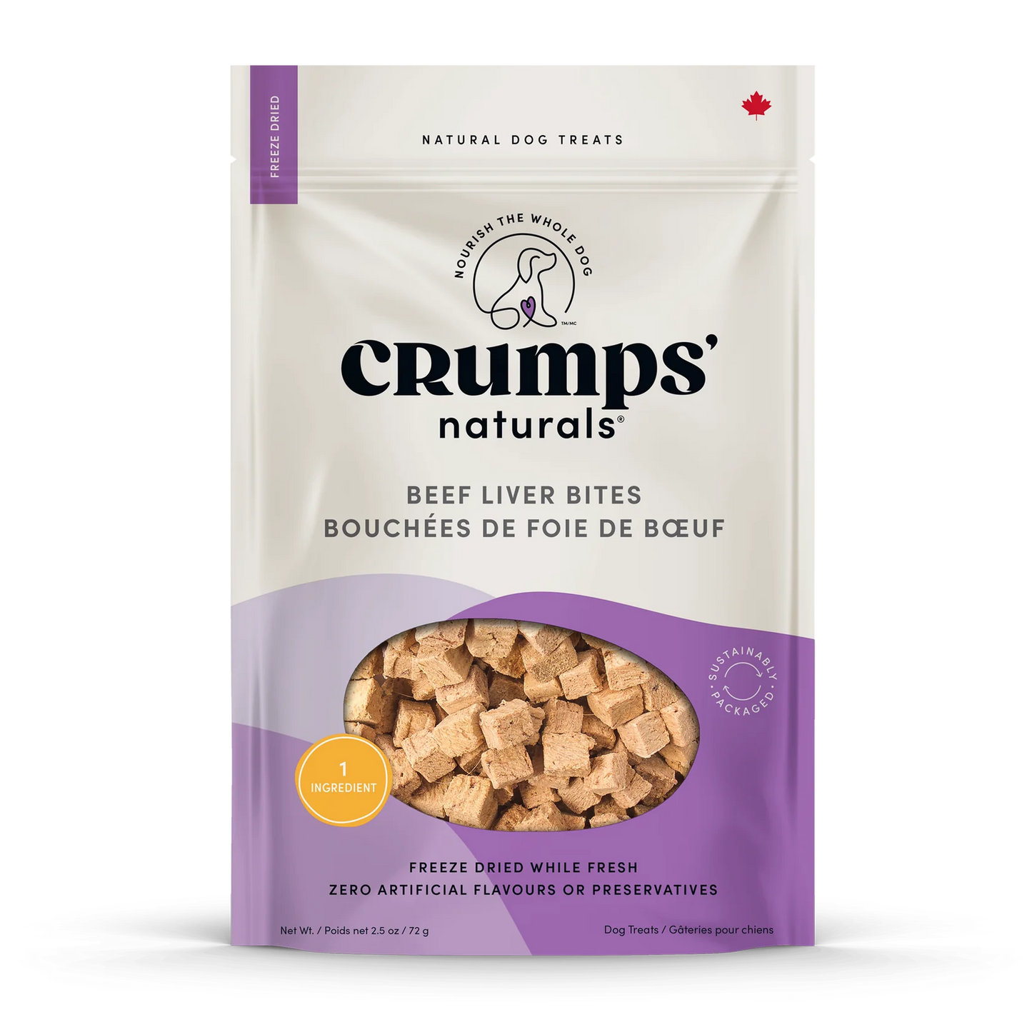 Crumps naturals - Beef Liver Bites 72g