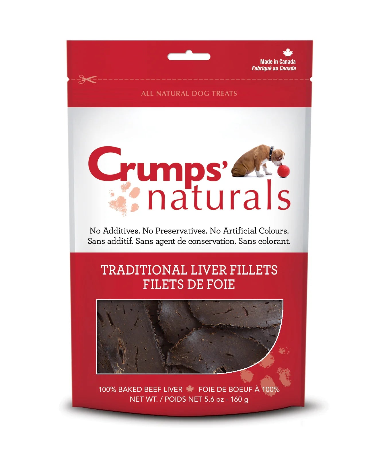 Crumps Naturals: Traditional Liver Fillets - 192g
