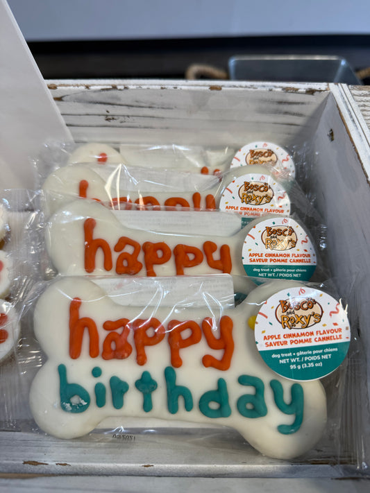 Dog Birthday Bone Cookie