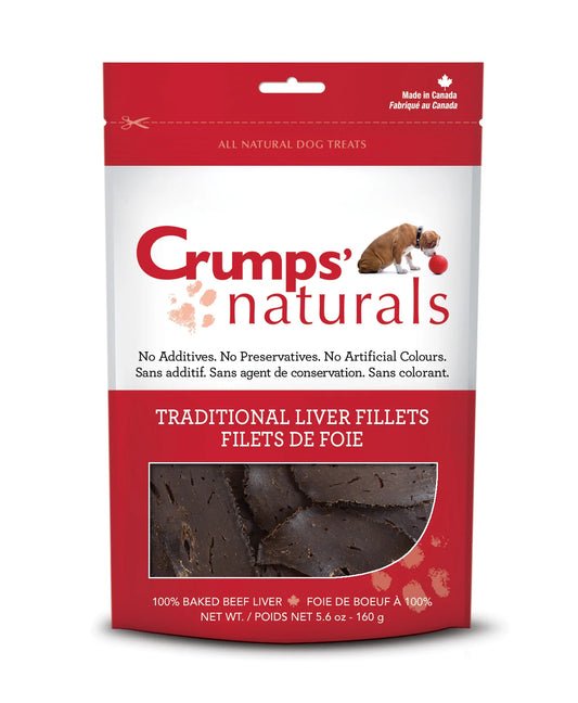 Crumps Naturals: Traditional Liver Fillets - 160g
